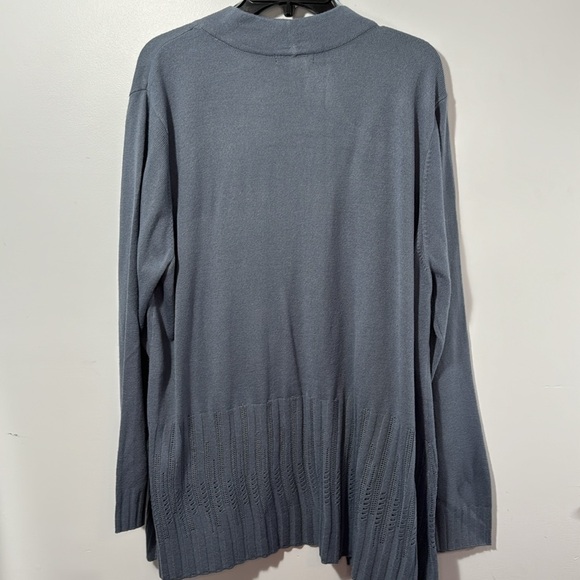 NWT Napa Valley Slate Blue Cardigan in Size 3X - Picture 7 of 11